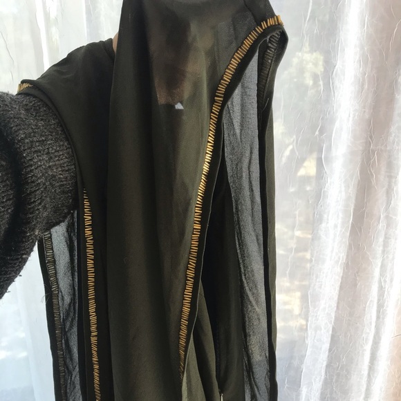 Emerald Gold Party Dress - Picture 3 of 4